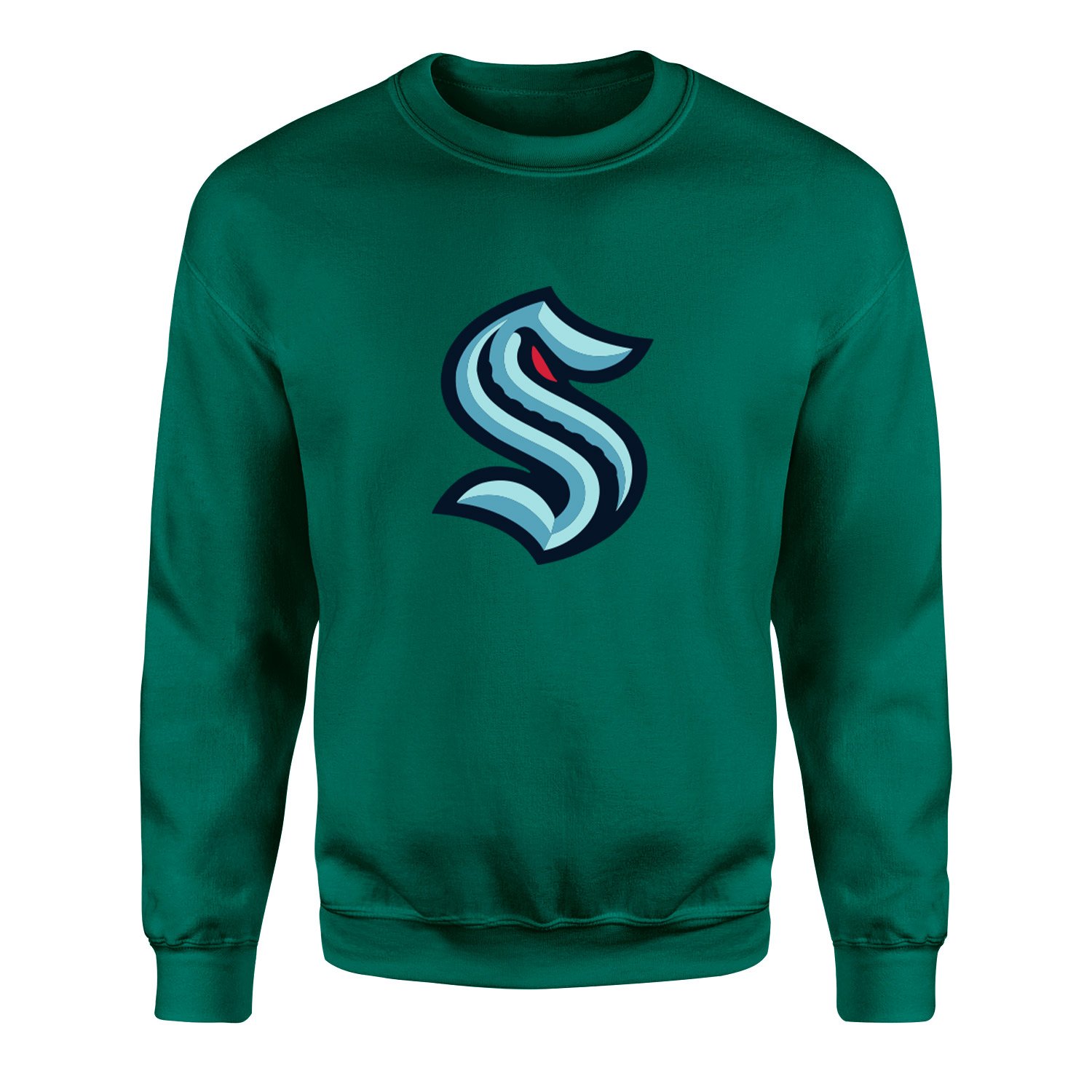 Seattle Kraken Shield Sweatshirt M - Nefti Yeşili