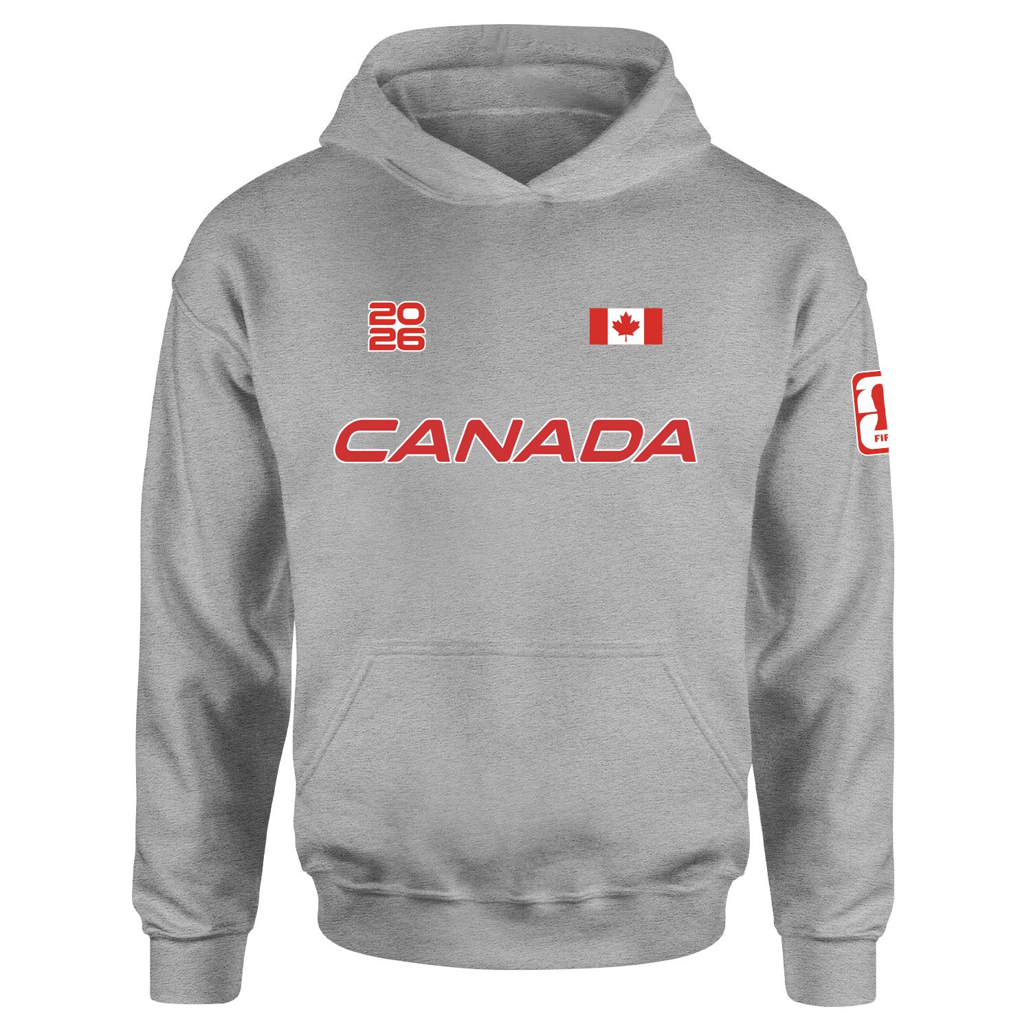 Kanada 2026 Hoodie L - Gri