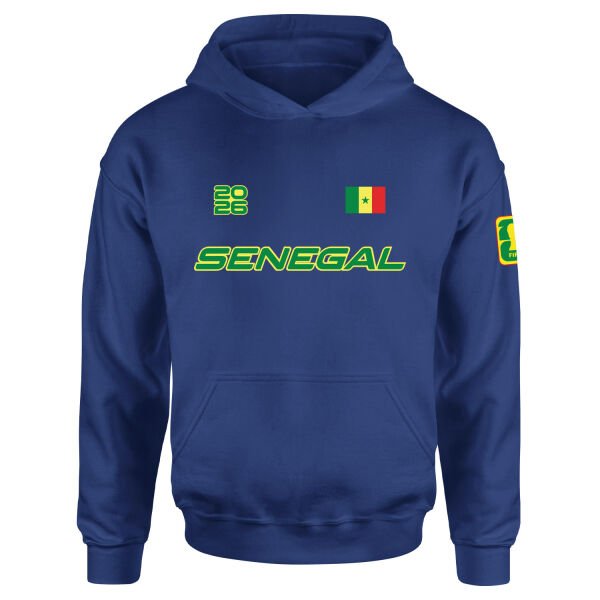 Senegal 2026 Hoodie XL - İndigo Mavisi