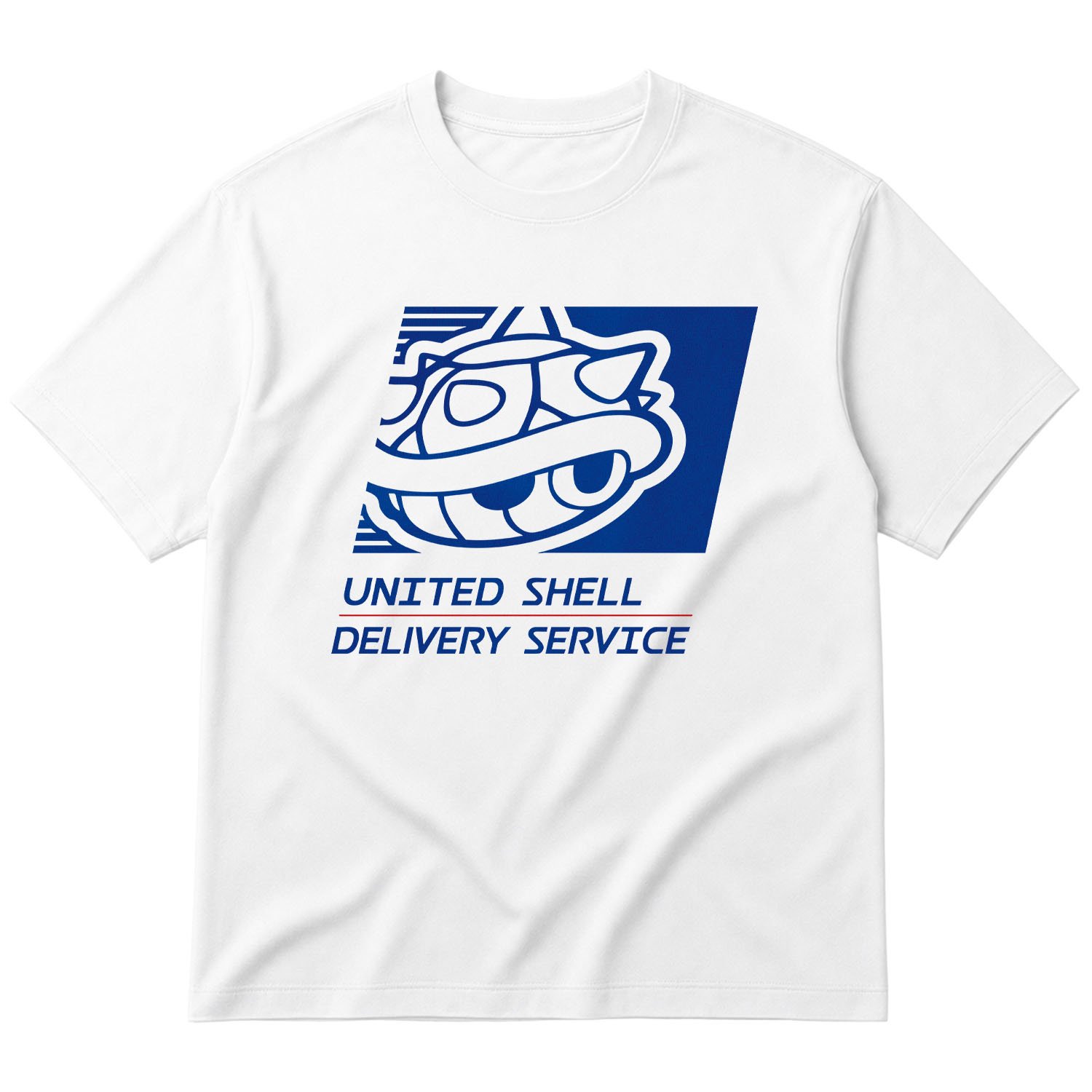 United Shell Delivery Service Oversize Tişört XL - Beyaz