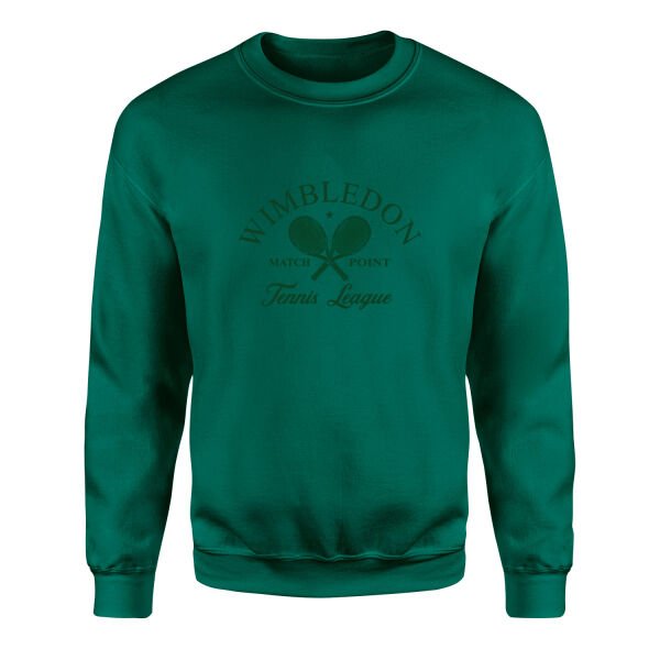 Wimbledon Match Point Sweatshirt XL - Nefti Yeşili