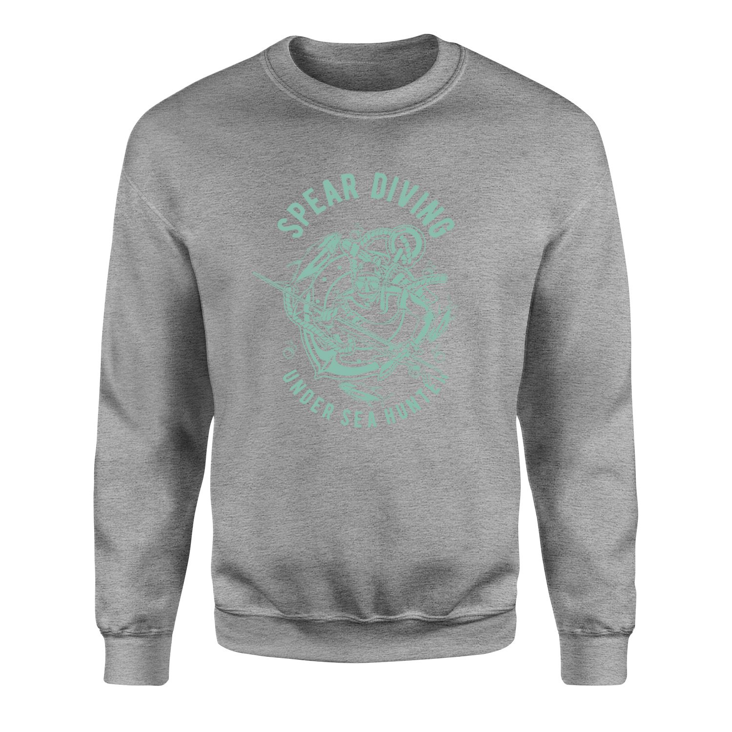 Spear Diving Zıpkıncılık Sweatshirt XL - Gri