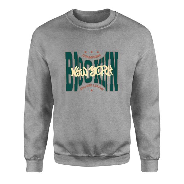 Brooklyn Bulged CCL Sweatshirt XL - Gri