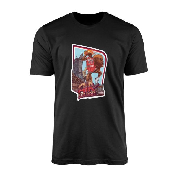 Air Jordan Print Tişört M - Siyah