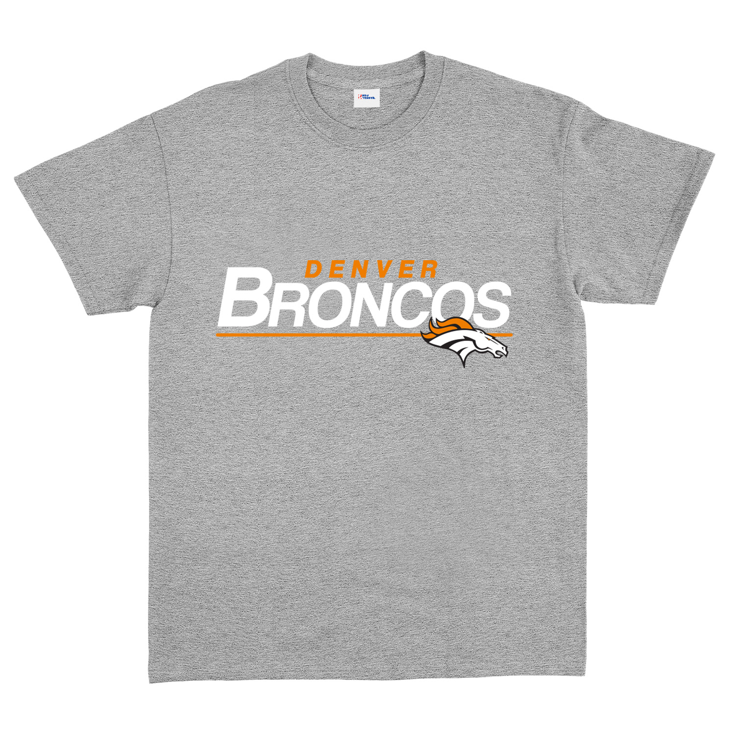 Denver BRONCOS Tişört L - Gri