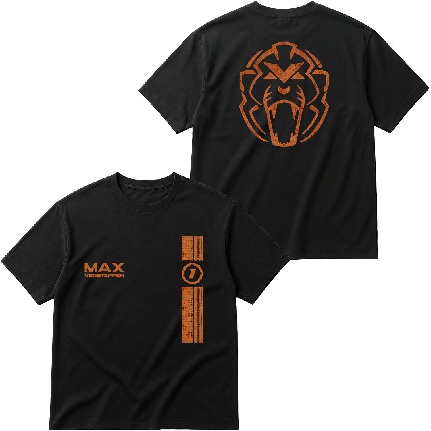 Max Verstappen Stamp Edition Oversize Tişört L - Siyah