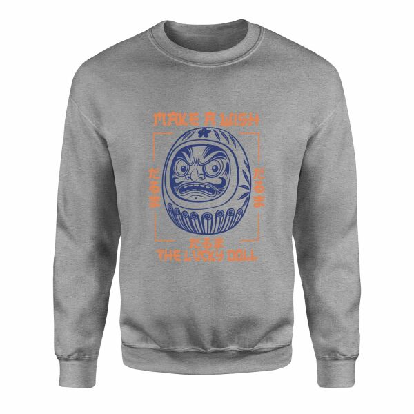 The Lucky Doll Sweatshirt M - Gri