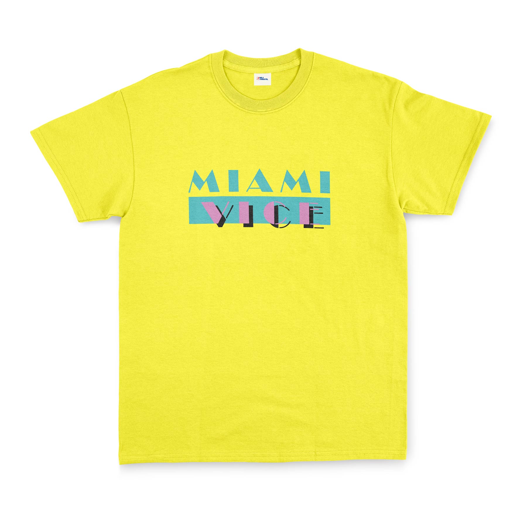 Miami Vice Tişört M - Sarı