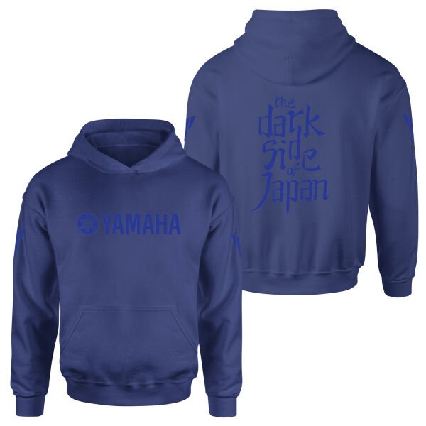 YAMAHA Dark Side of Japan II Edition Hoodie XL - İndigo Mavisi