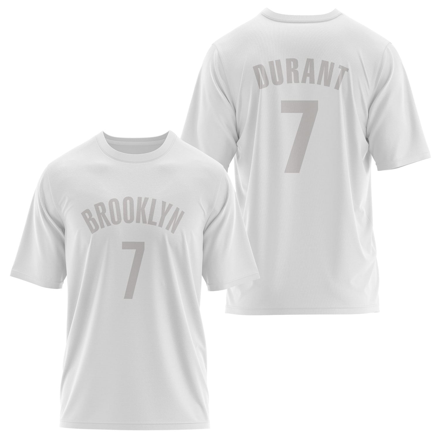 Kevin Durant Forma Oversize Tişört M - Beyaz