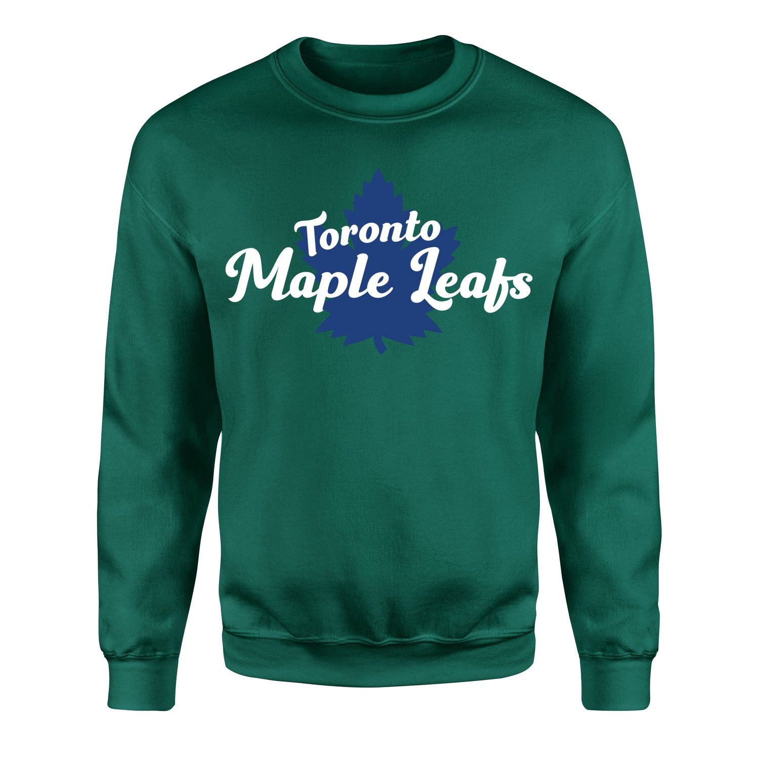Toronto Maple Leafs Script Sweatshirt XXL - Nefti Yeşili