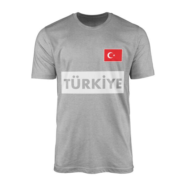 Türkiye Basic 2024 Tişört M - Gri