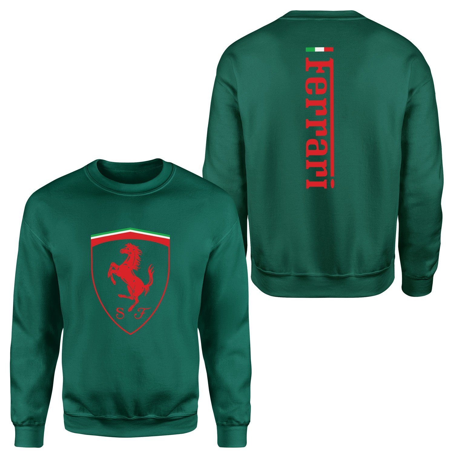 Scuderia Ferrari SE 24 Siyah Sweatshirt M - Nefti Yeşili