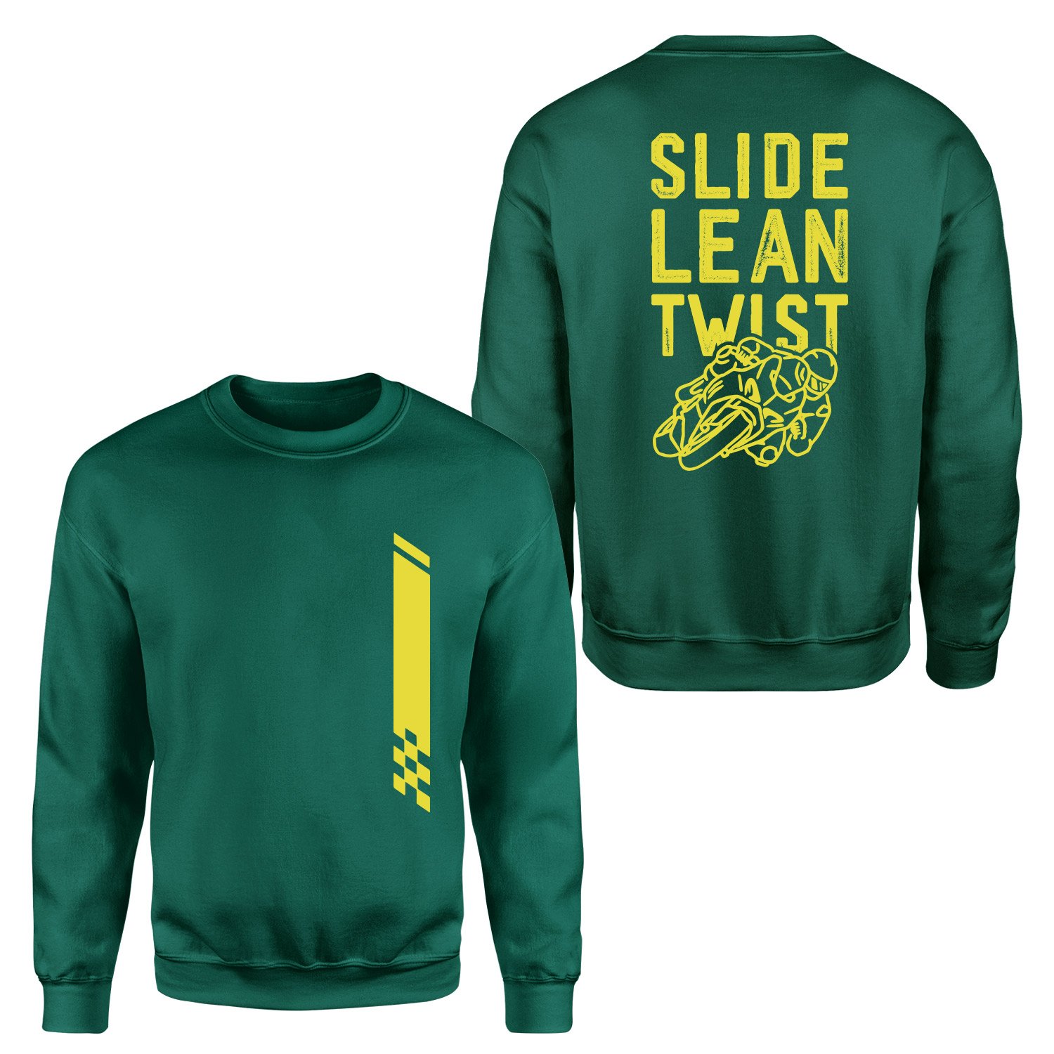 Slide, Lean, Twist YW Sweatshirt L - Nefti Yeşili