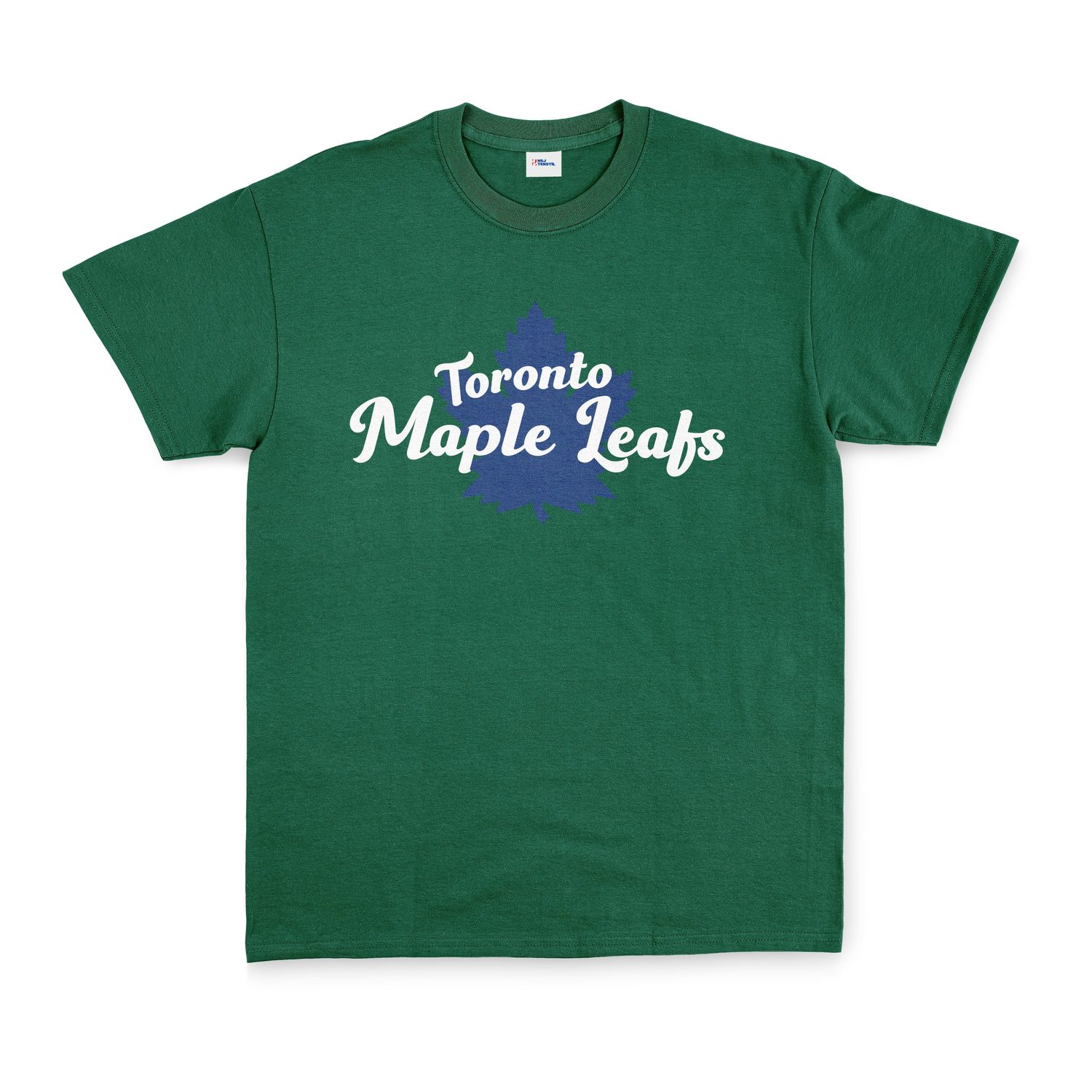 Toronto Maple Leafs Script Tişört XL - Nefti Yeşili