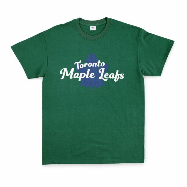 Toronto Maple Leafs Script Tişört XL - Nefti Yeşili