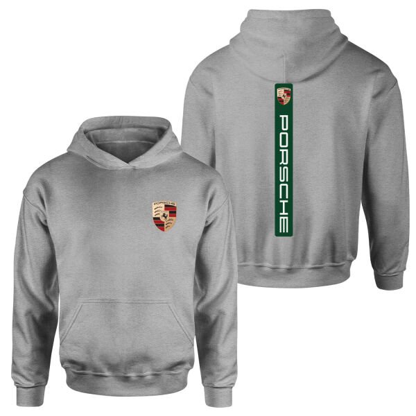 Porsche V Graphic Irish Green Hoodie M - Gri