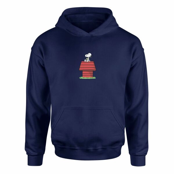 Snoopy Smiles Hoodie S - İndigo Mavisi