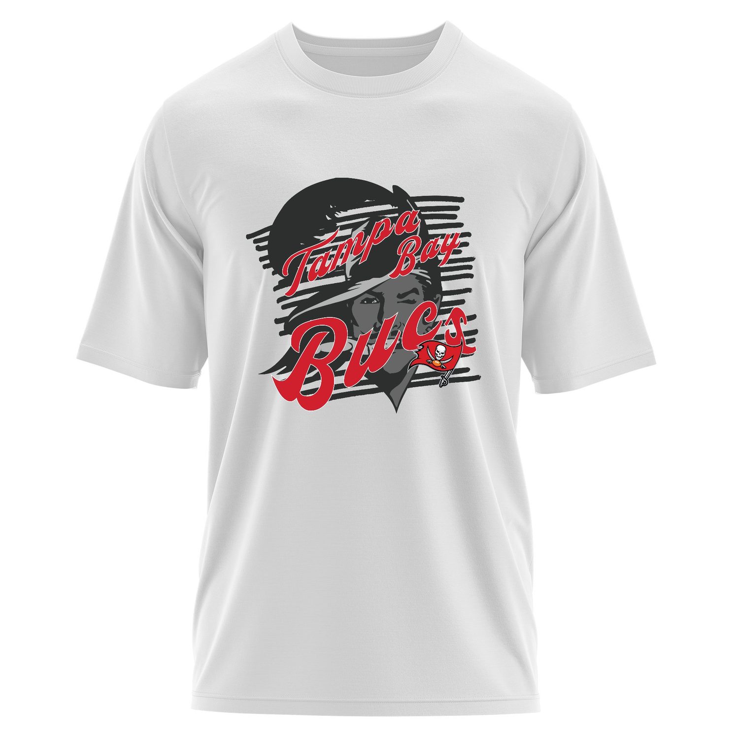 Tampa Bay Buccaneers Shipwreckers Oversize Tişört M - Beyaz
