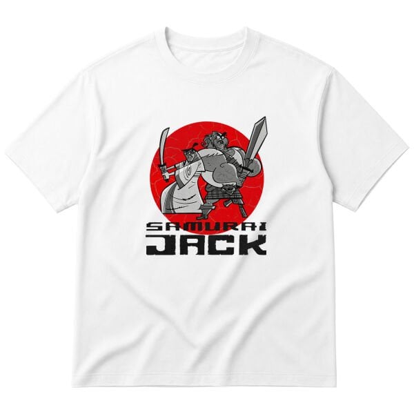 Samurai Jack & The Scotsman Oversize Tişört