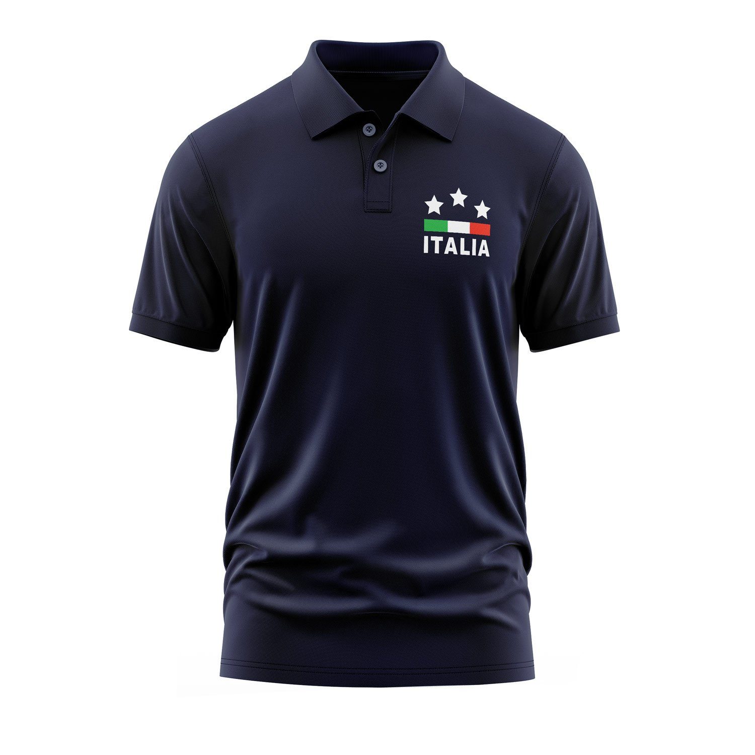 İtalya Polo Tişört XL - İndigo Mavisi