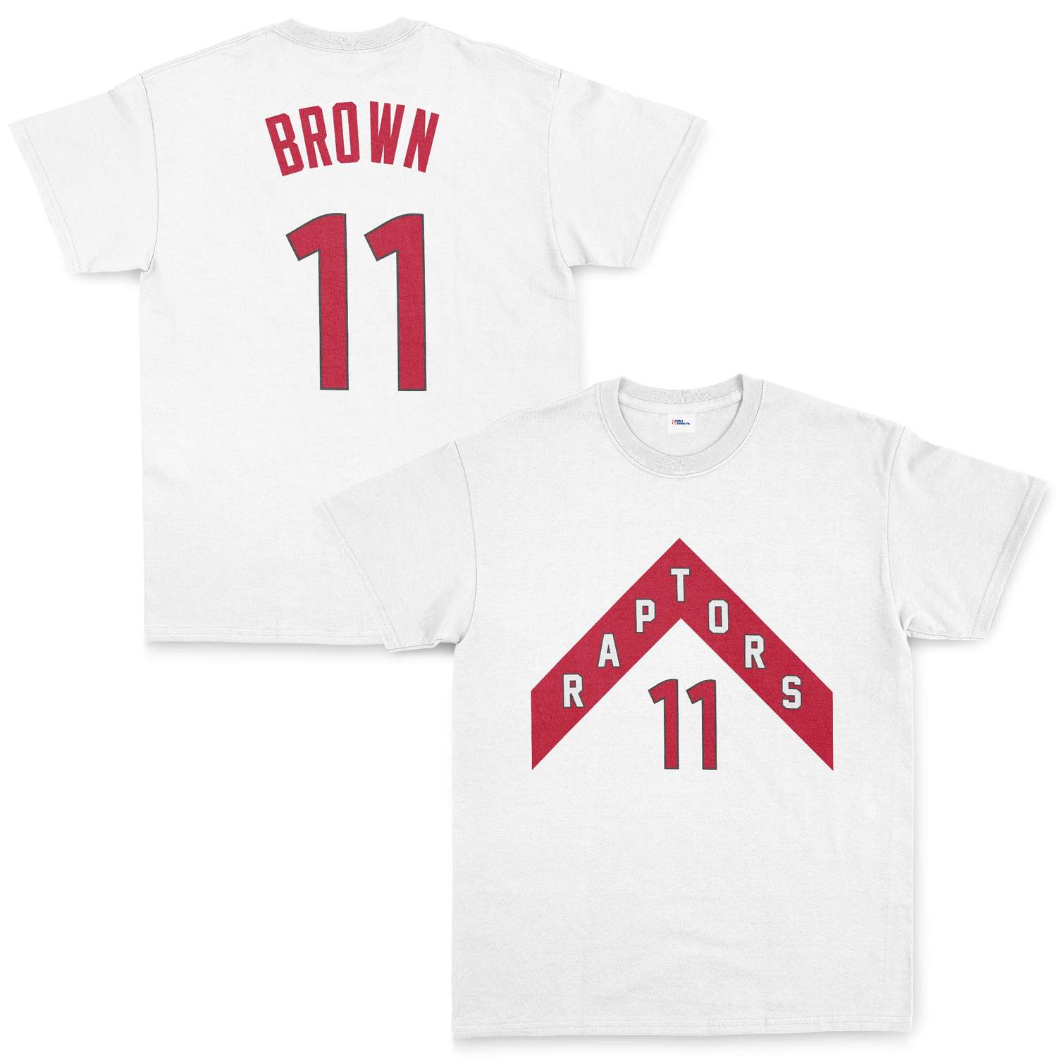 Bruce Brown 11 Raptors Jersey Tişört XL - Beyaz