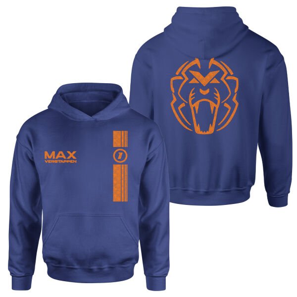 Max Verstappen Stamp Edition Hoodie XL - İndigo Mavisi