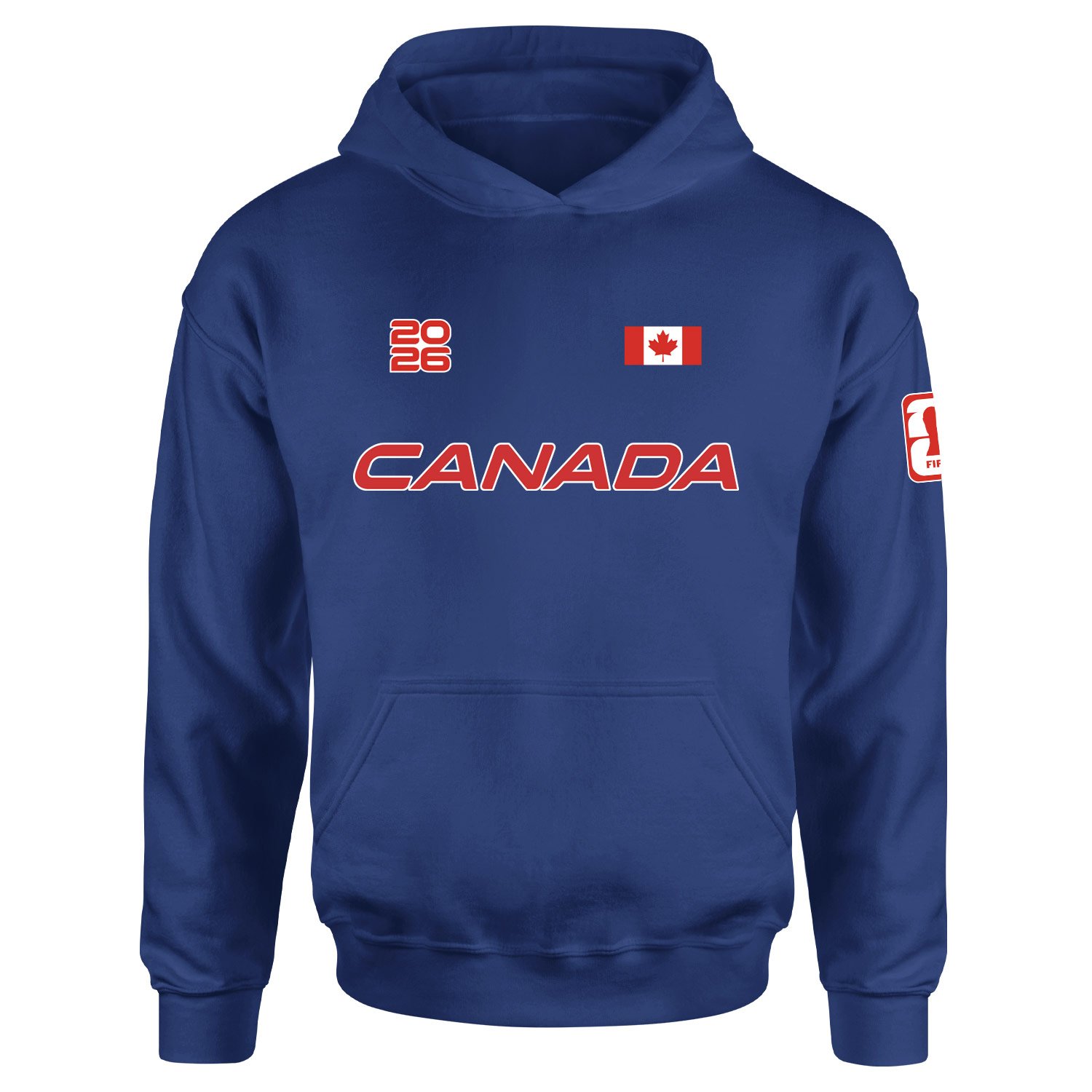 Kanada 2026 Hoodie L - İndigo Mavisi