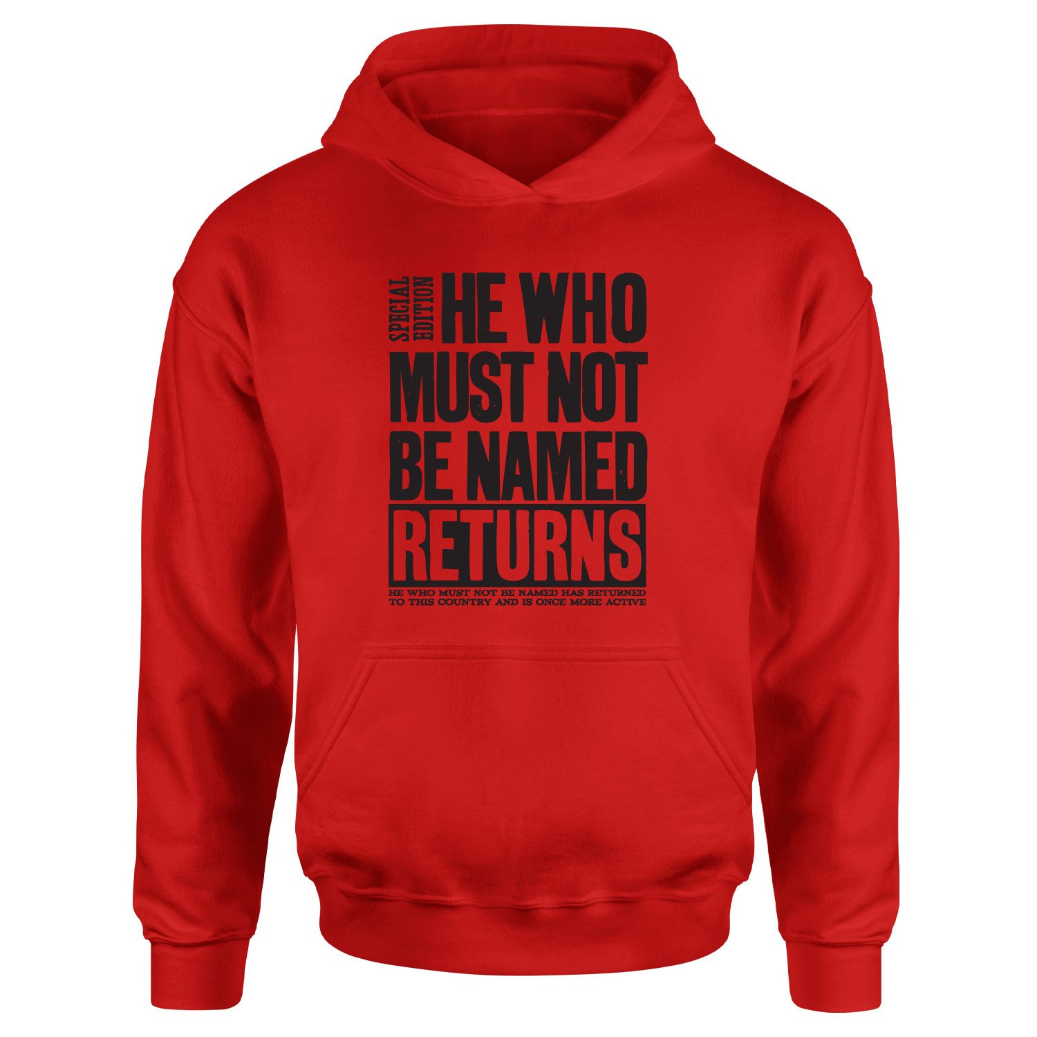 He Returned Hoodie L - Kırmızı