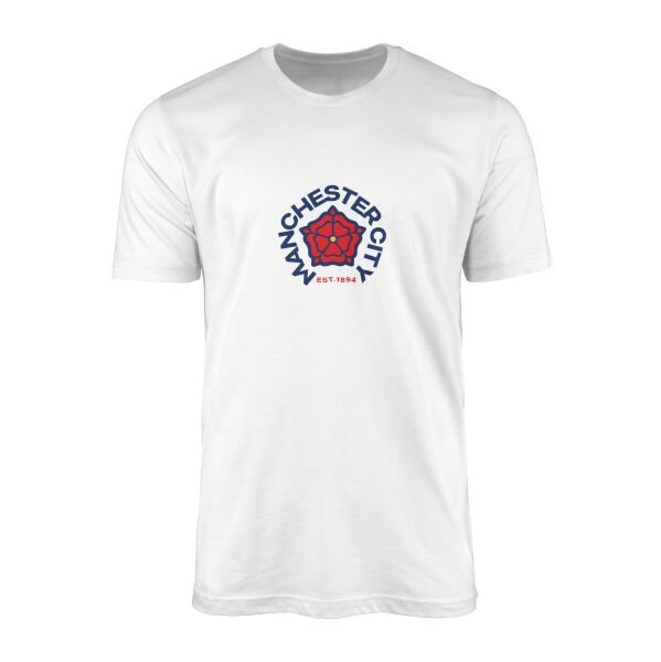 MAN City 1894 Tişört M - Beyaz