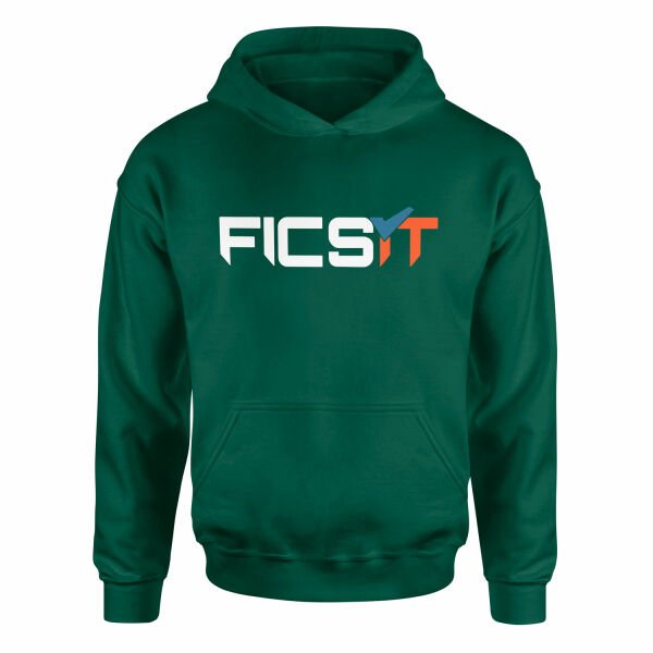 FICSIT Inc. | Satisfactory Hoodie XL - Nefti Yeşili