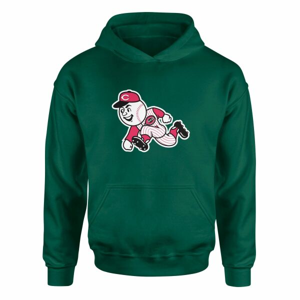Mr. Red | Cincinnati Reds Hoodie L - Nefti Yeşili