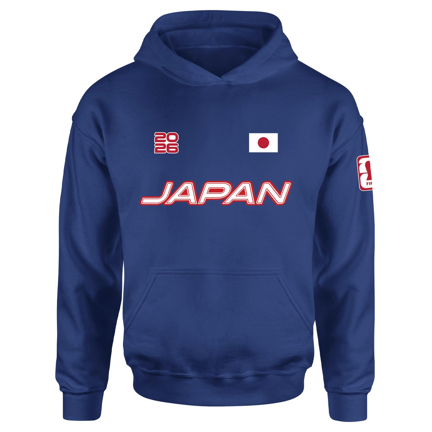 Japonya 2026 Hoodie XXL - İndigo Mavisi