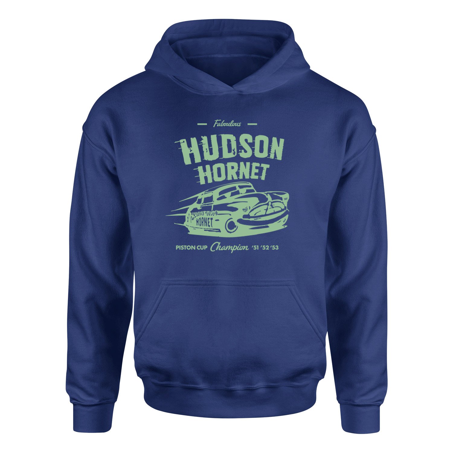 Hudson Hornet Hoodie S - İndigo Mavisi