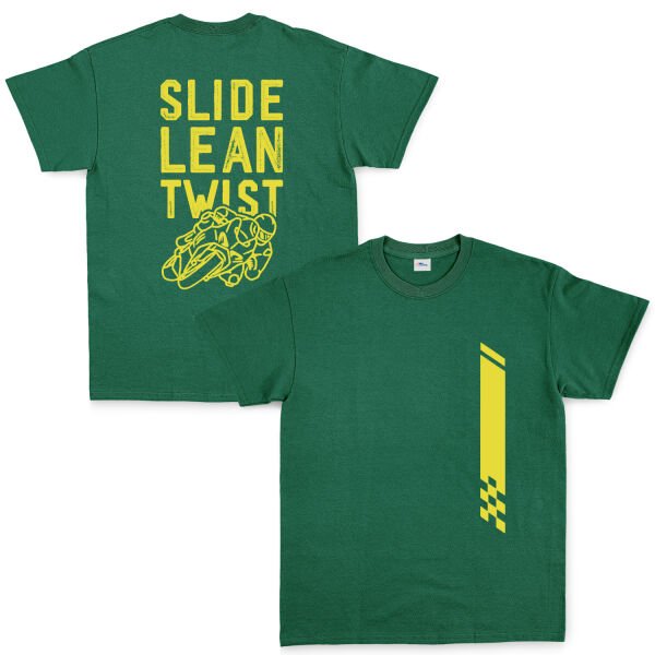 Slide, Lean, Twist YW Tişört L - Nefti Yeşili