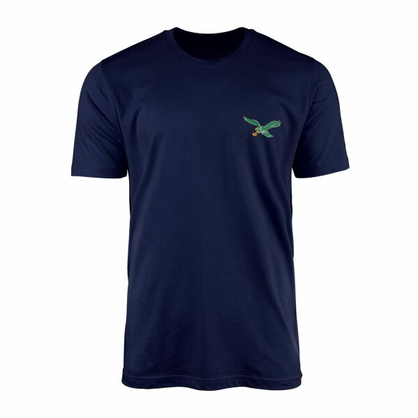 Philadelphia Eagles Retro L Tişört S - İndigo Mavisi