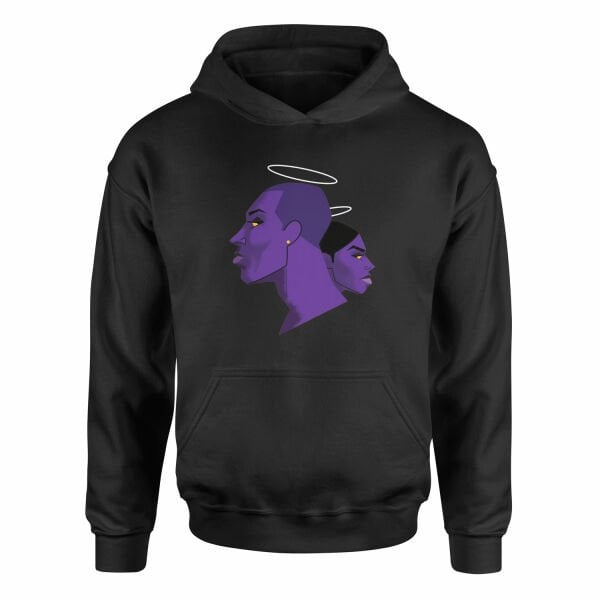 Kobe & Gigi Hoodie L - Siyah
