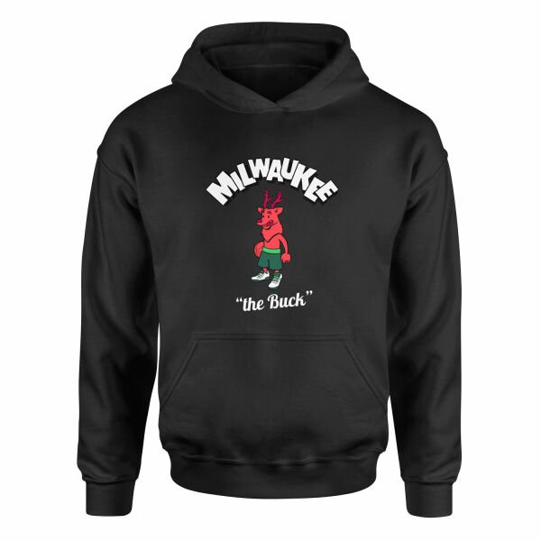 Milwaukee Cartoon Hoodie S - Siyah