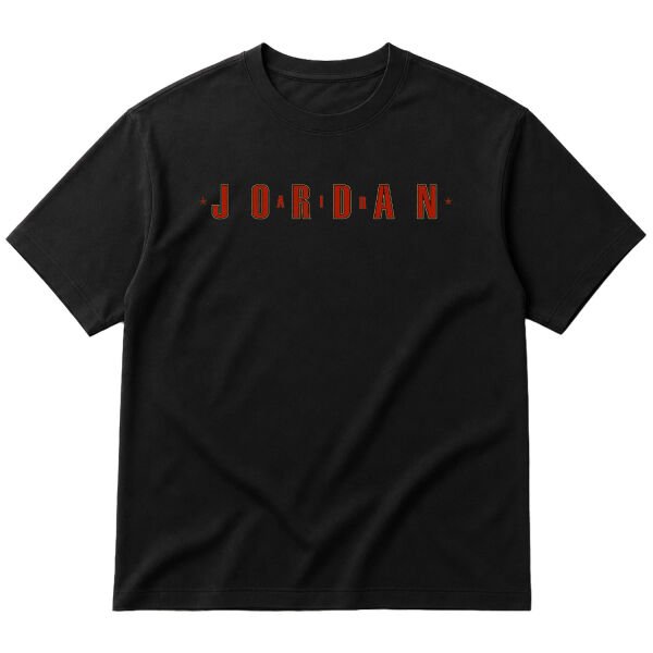 Air Jordan Stars Oversize Tişört S - Siyah