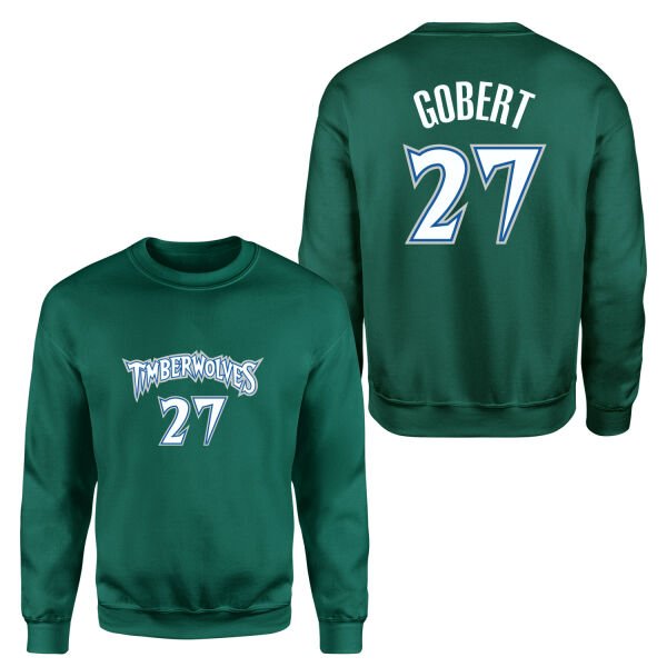 Rudy Gobert Minnesota 27 Forma Sweatshirt M - Nefti Yeşili