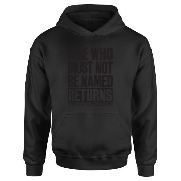 He Returned Hoodie S - Siyah