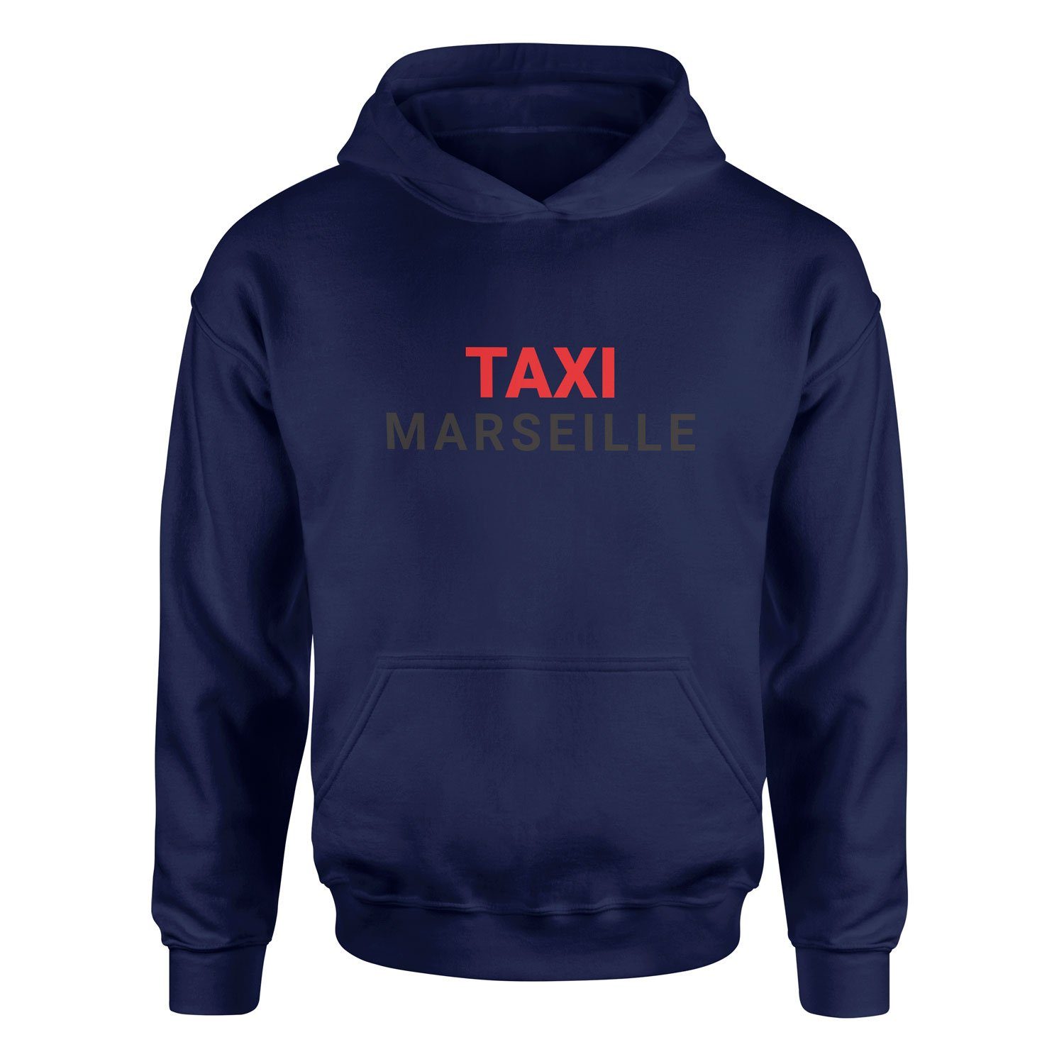 Taxi Marseille Hoodie L - İndigo Mavisi