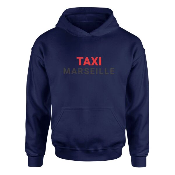 Taxi Marseille Hoodie L - İndigo Mavisi