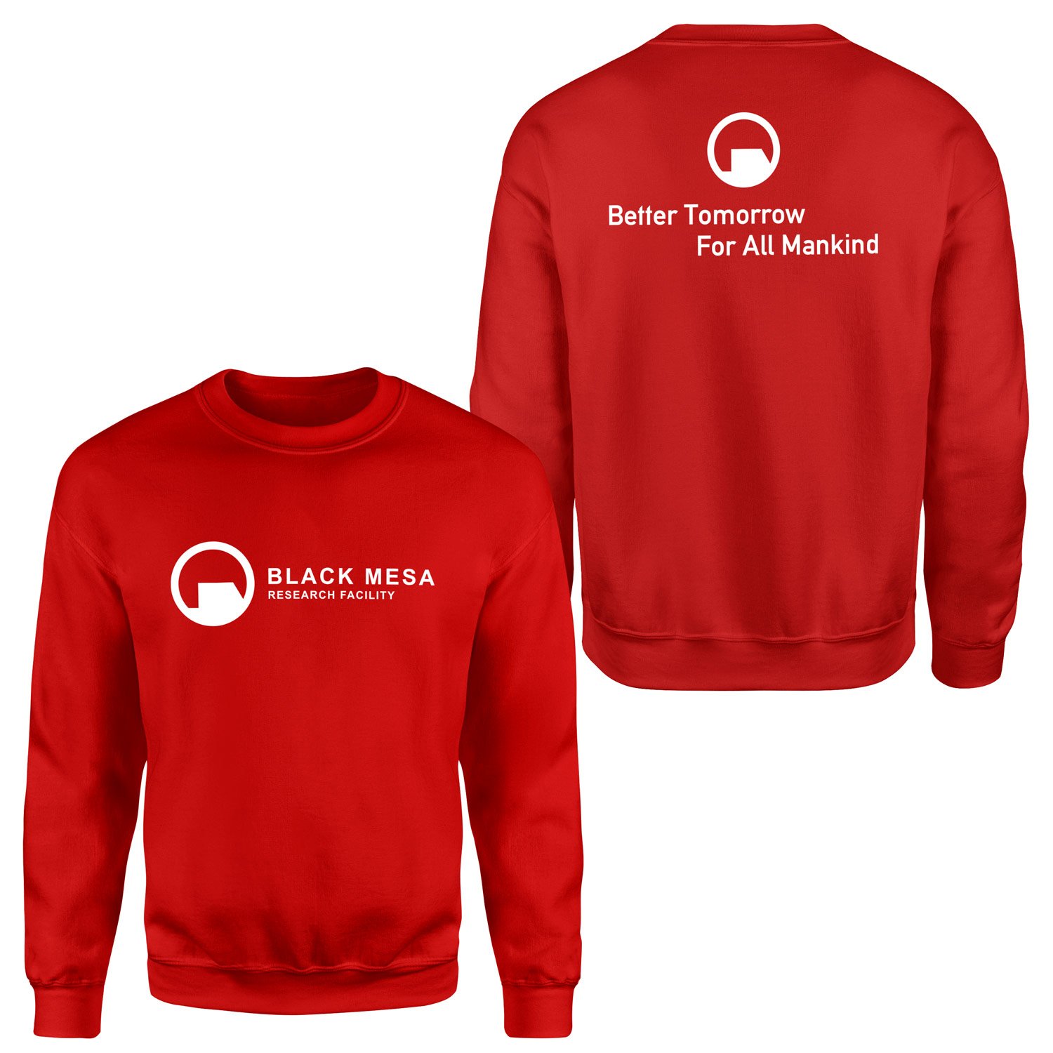 Black Mesa | Half-Life Sweatshirt M - Kırmızı