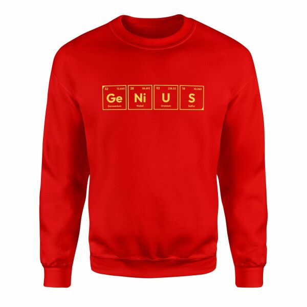 GeNiUS Sweatshirt XXL - Kırmızı