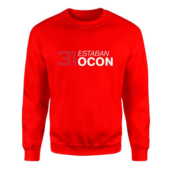 Estaban Ocon 31 Sweatshirt XL - Kırmızı