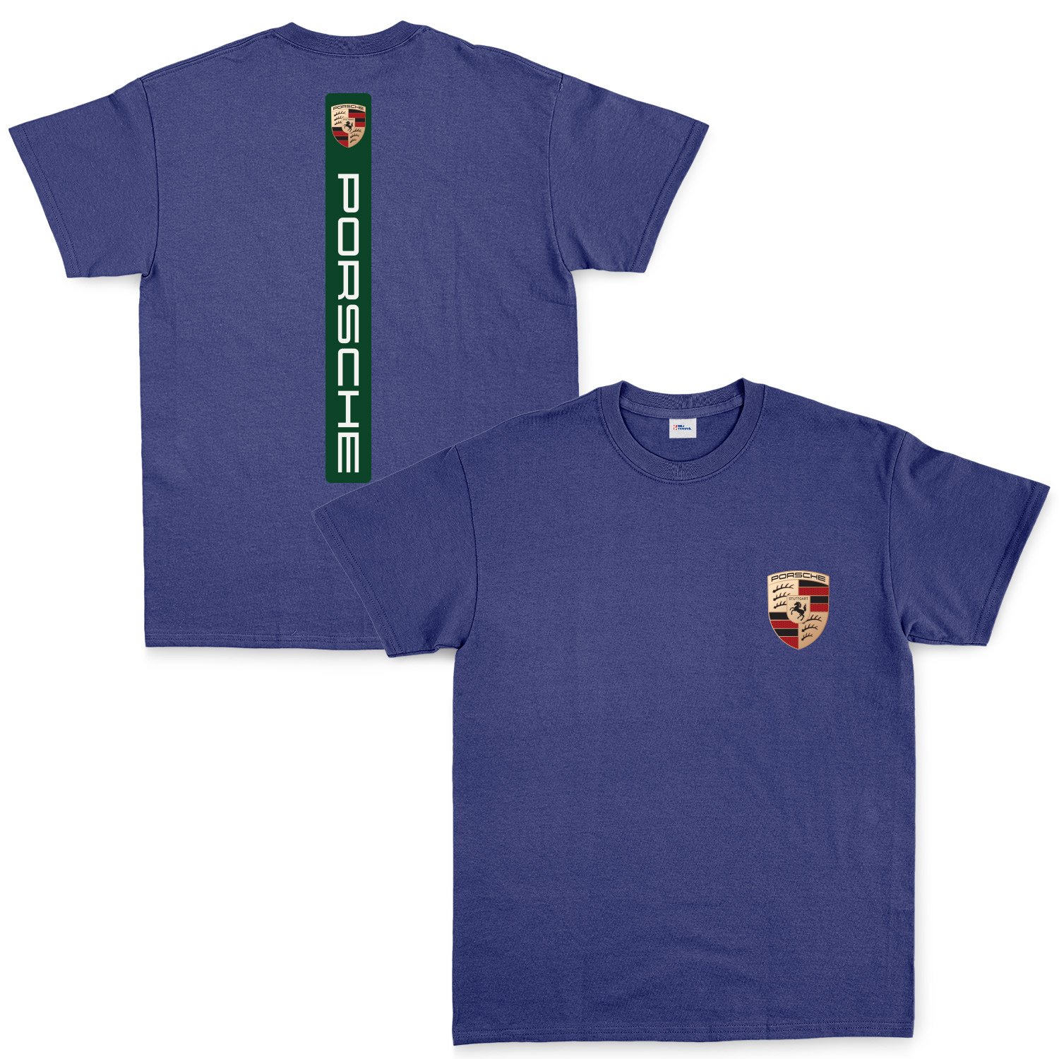 Porsche V Graphic Irish Green Tişört XXL - İndigo Mavisi