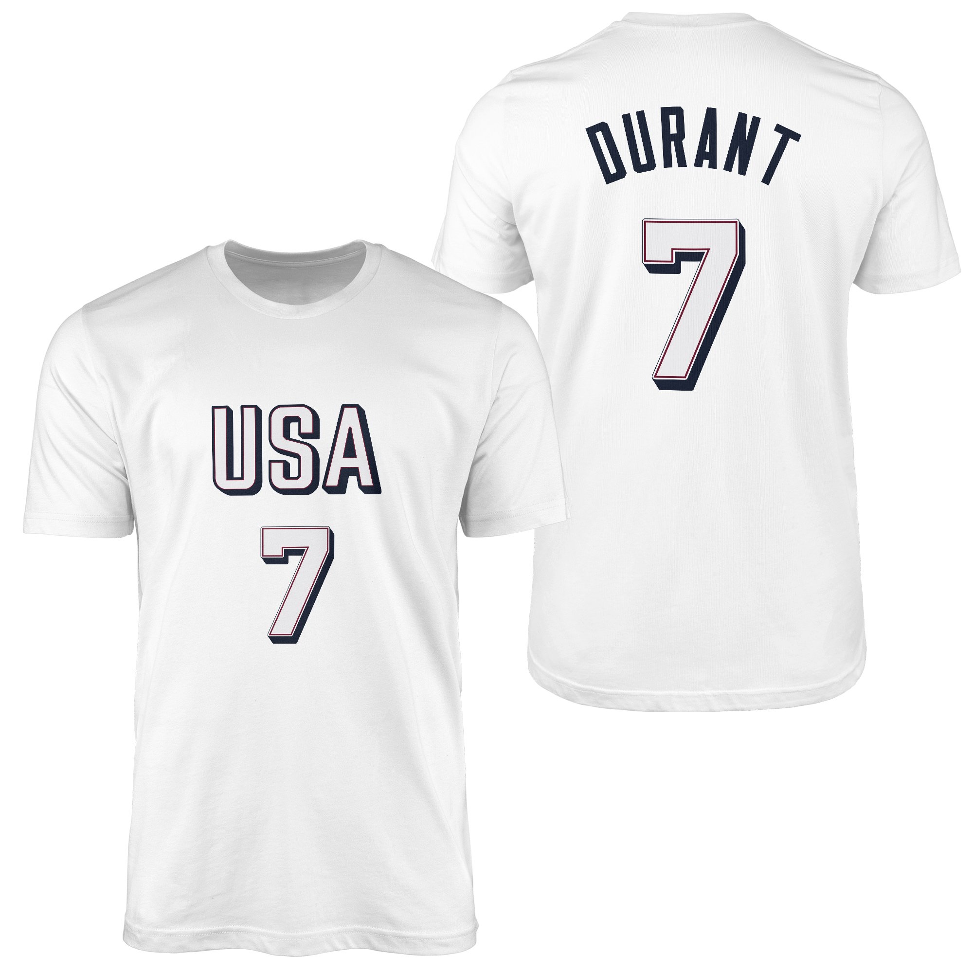 Kevin Durant Forma Tişört XXL - Beyaz