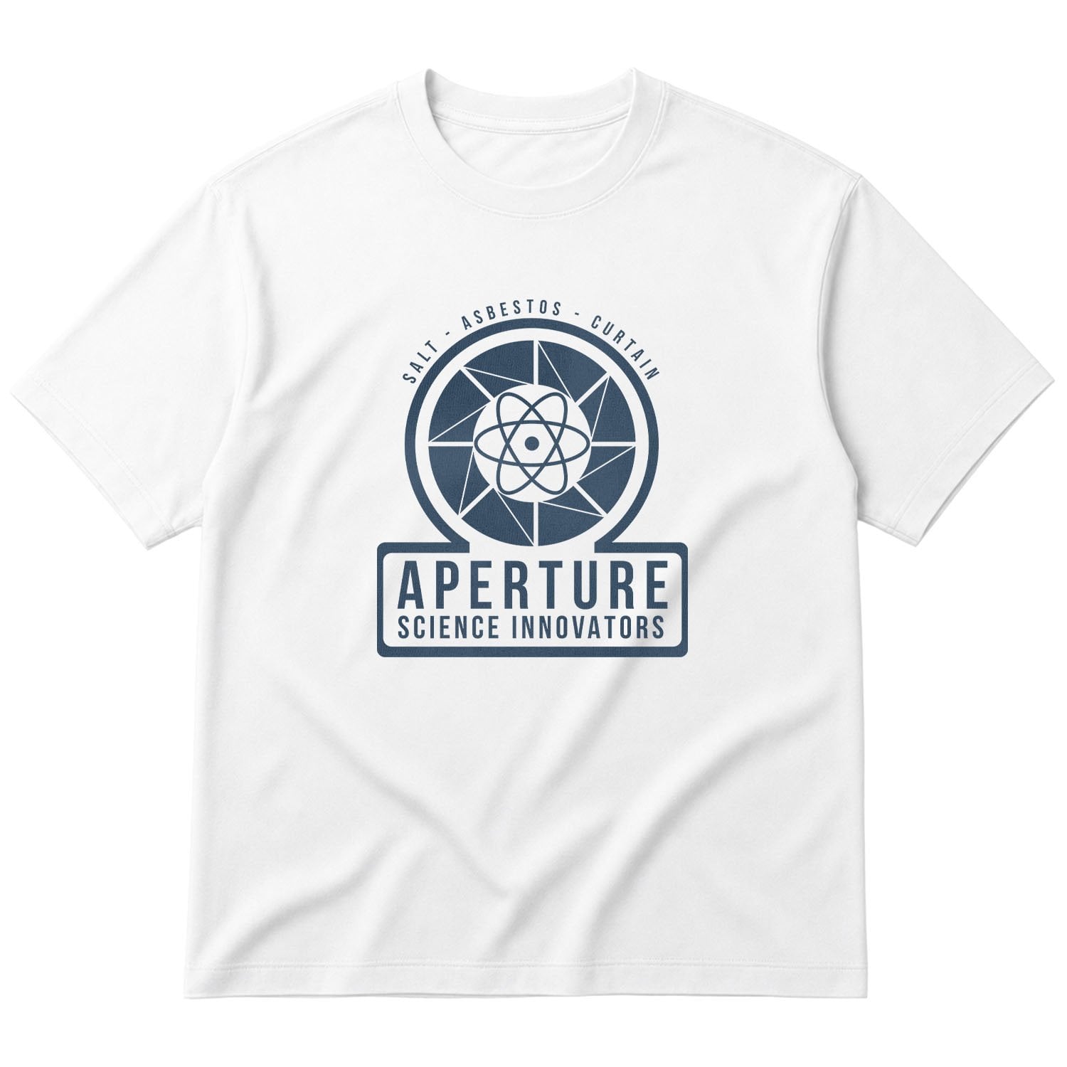 Aperture Labs | Science Innovators Oversize Tişört L - Beyaz