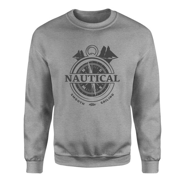 Smooth Sailing Denizci Sweatshirt M - Gri